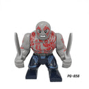 Marvel Action Figure Mini Block Adult Super Hero Series Iron Man Spider Man Assembled Block Children's Puzzle Toy Gift