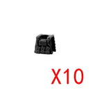 WW2 Military Building Blocks Mini Bricks Solider Figures Gifts Weapon Equipment Accessories USA Greman Vests Armor Toys For Kids