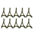 10Pcs Carp Fishing Tackle Anti Tangle System For Method Feeder Cage Carp Rigs Tool Side Bends Swivel Fish Supplies Equipment