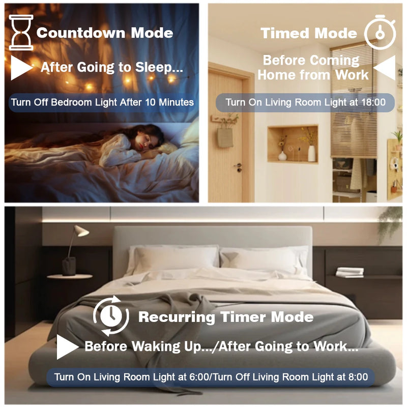 Tuya eWeLink WiFi Smart Circuit Breaker 1P+N 32A 63A MCB Timer Relay Switch Voice Remote Control for Alexa Google Home Assistant