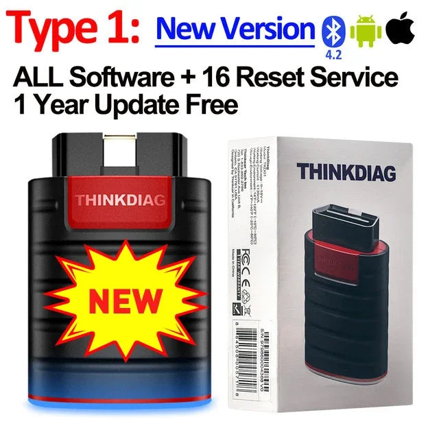 THINKCAR Thinkdiag Bidirectional Full Software Free OBD2 Scanner Diagnostic Tool