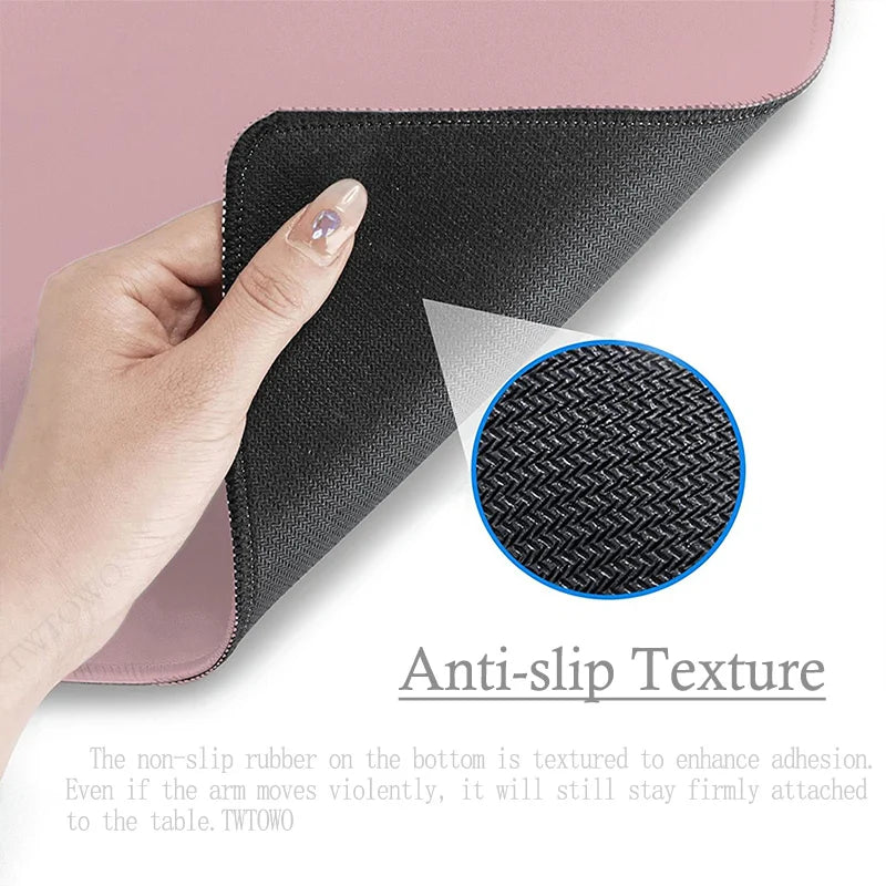 Pink Mouse Pad Gamer XL New Custom Computer Mousepad XXL keyboard pad Office Natural Rubber Carpet Non-Slip PC Desktop Mouse Pad