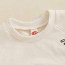 3--6Years Kids Boy 2Pcs Easter Outfits Long Sleeve Sweatshirt with Bunny Ears and Casual Pants Sets Spring Boys Clothes