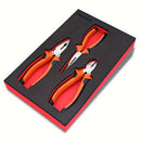 3 Piece Pliers Set - Professional Grade Pliers includes 8”Long Nose Plier,8”Diagonal Cutting Plier,8”Combination Plier Steel