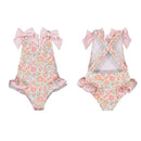 Girls Swimsuit  Amoi Baby One Piece Sling Print Cute Beach  Bikini Swimwear Baby Girl Swimsuits 2-7Y biquini infantil menina