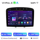 Junsun Car Radio For Peugeot 308 308SW 408 2012 - 2020 wireless CarPlay Android Auto car intelligent systems No 2 din 2din DVD