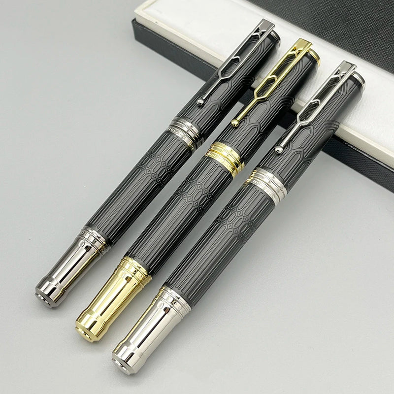 MB Limited Edition Fountain Ink Pens With Serial Number Victor Hugo Cathedral Architectural Luxury Writing Stationery