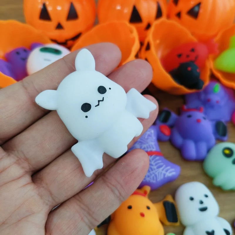 30pcs Kawaii Squishies Mochi Toys For Kids Squeeze Halloween Christmas Easter Birthday Gifts Party Favors Prizes