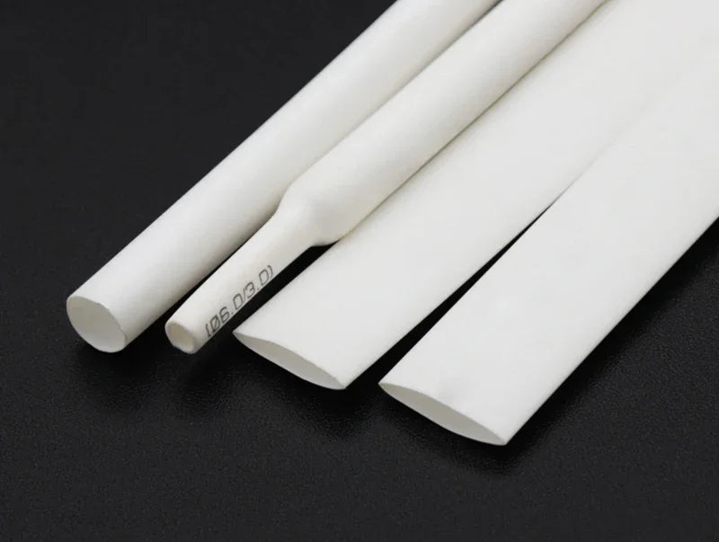 1 Meter White Dia 1 2 3 4 5 6 7 8 9 10 12 14 16 20 30 40 50 60 mm Heat Shrink Tube 2:1 Polyolefin Thermal Cable Sleeve Insulated