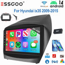ESSGOO 9" Android 14 Display Car Stereo Radio GPS Navigation For Hyundai ix35 2009-2015 Carplay Android Auto SWC USB Wifi BT FM
