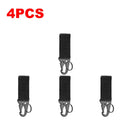 1-4PCS Tactical Hanging Buckles Nylon Webbing Carabiners Belt Triangle Keychain For Outdoor Climbing Camping Tools Accessories
