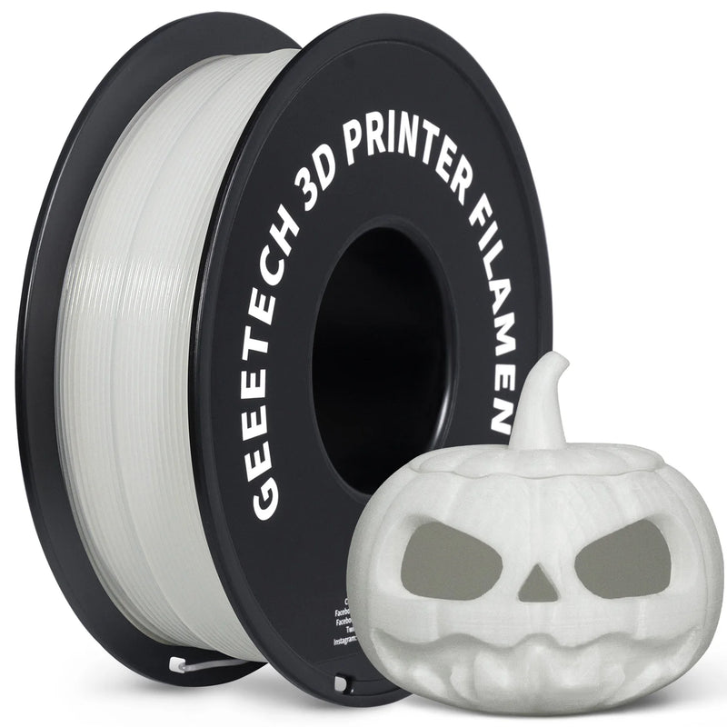 GEEETECH PLA 1.75mm 1kg Glow in dark for 3D P rinting Luminous 8 Colors, Glow pla, Fast shipping, Oversea warehouse