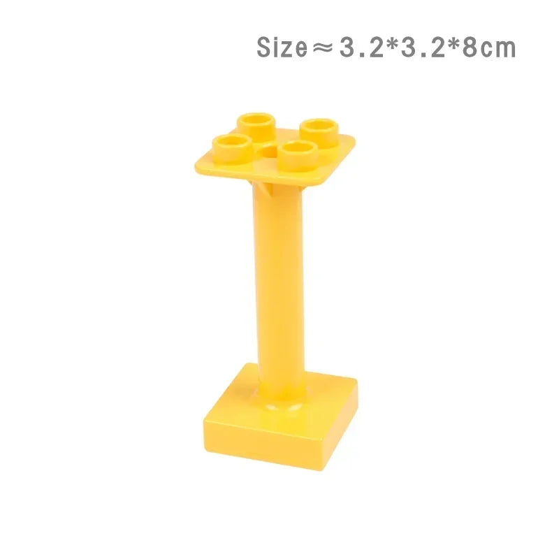 Big Size Building Blocks Compatible Large Bricks Figure Family House Bed Outdoor Camping Children Kids Educational Creative Toys