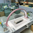 Half-moon nail lamp, three-color light adjustable brightness, LED makeup lamp, beauty, skin care, eyebrow lighting fill light