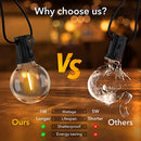 G40 Outdoor String Lights LED Party Garland Dimmable Globe Bulbs Fairy Lamp For Street Patio Garden Camping Terrace Decoration
