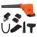 Electric Leaf Blower Cordless, Electric Leaf Blower for Lawn Care, Battery Powered Leaf Blower for Snow Blowing (2 Batteries & 1