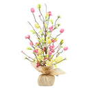 LED Light Easter Decoration Easter Egg Tree with Lamp Home Desktop Window Ornament  Kit Toy Table Living Room Party Decor 2024