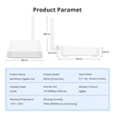 Zemismart Zigbee Hub Smart Homekit Bridge Wired Gateway with Antenna Intelligent Linkage Tuya Zigbee Devices Work with Home App