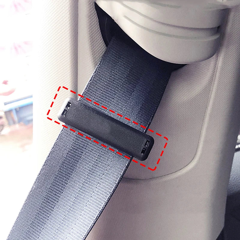 2PCS Car Adjustable Seat Belt Clip Holder Plastic safety belt Fixed for BMW Audi VW Hyundai Auto Interior Accessories