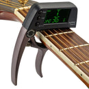 TCapo20 Acoustic Guitar Tuner Capo Quick Change Key Capo Tuner Alloy Material for Electric Guitar Bass Chromatic Accessories