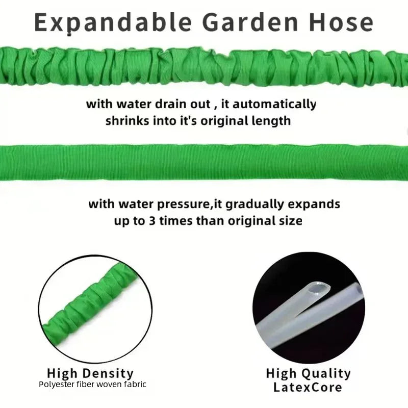 Multi-functional Garden Hose, Retractable Hose, High Pressure Car Wash, Home Sprinkler, Traditional Garden Rinse