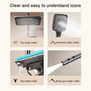 Bathroom Shower System High Quality Fourth Gear Bathroom Key Digital Display Rain Bathtub Copper Faucet Shower Set Bathrooms