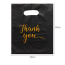 100/50/10Pcs Thank You Gift Bags Wedding Birthday Guest Gift Wrap Plastic Shop Bags Small Business Candy Pastry Store Packaging