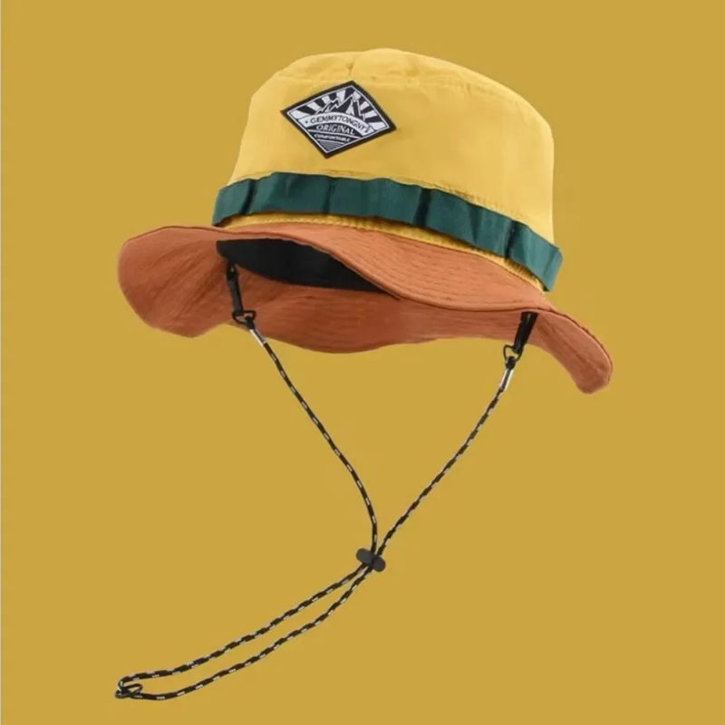 Leisure Vacation Fisherman Hat Japanese Quick-drying Basin Hat Packable Hat Summer Sun Hanging Bag Adjustable Visor Hat