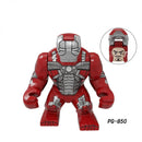 Marvel Action Figure Mini Block Adult Super Hero Series Iron Man Spider Man Assembled Block Children's Puzzle Toy Gift