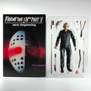 The 13th Figure Toys NECA Friday Freddy Jason Voorhees Blood Action Figure Jason Collectible Model Christmas Halloween Gifts