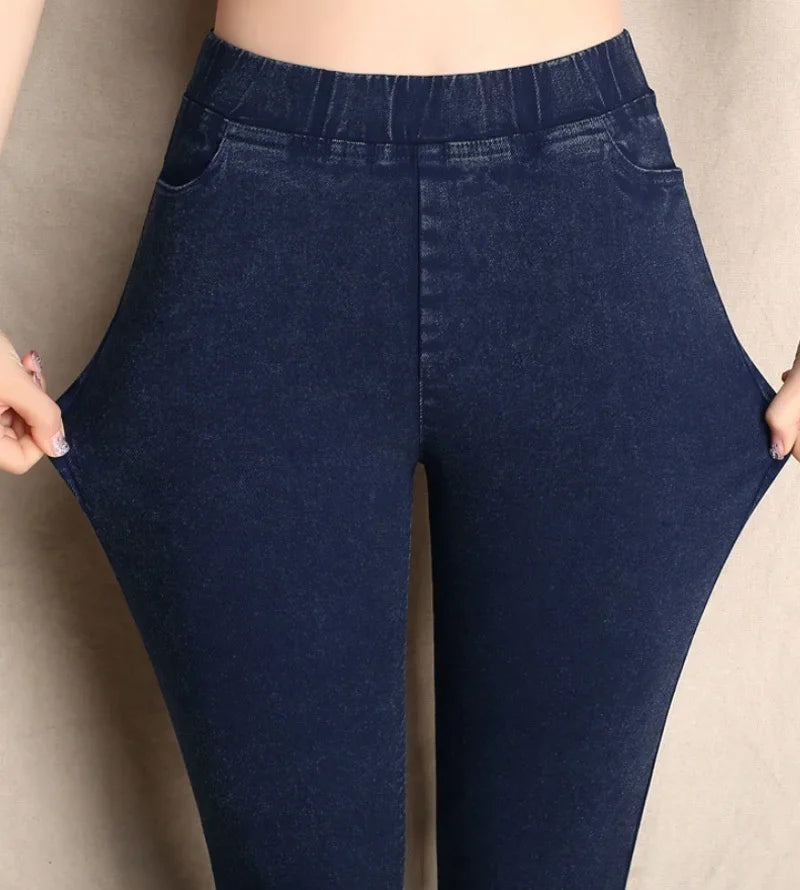 clothes S-6XL Trousers For Women Winter high waist skinny slim Womens Pants Female Stretch Pencil Pant Pantalon Femme
