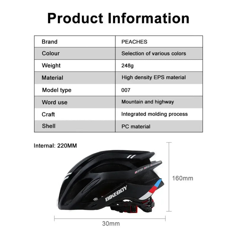 Cycling Helmet Bike Helmet Ultralight Safety Caps Helmet MTB Road Bicycle Helmet Riding Equipment for Man Women Cycling Helmets