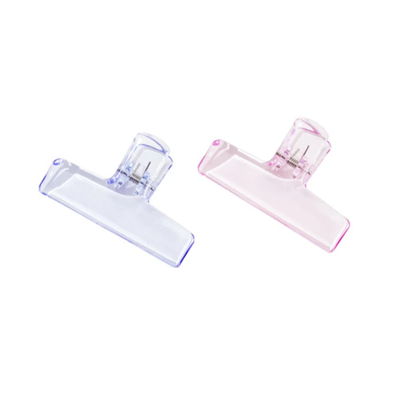 Transparent Candy Color Large Clip Ins Student File Account Hand Account Bill Binder Clip Paperclips Ofeice & School Supplies