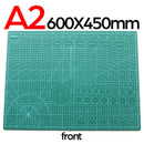 QJH 60*45cm A2 PVC Cutting Mat Board Durable Self-healing DIY Sewing Student Art Paper Engraving Pad Leather Craft Tool