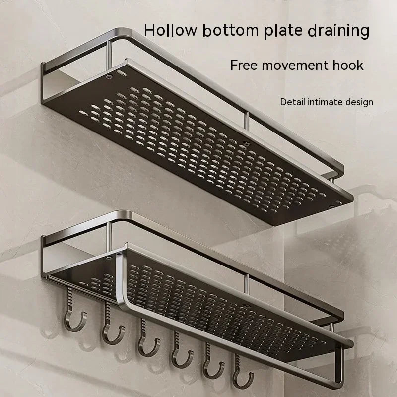 Toilet Storage Rack Punch-Free Washstand Light Luxury Bathroom Wall-Mounted Toilet Toilet Wall Storage Shelf