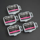 Hirisi Carp Fishing Hooks 50pcs PTFE Coating High Carbon Steel Barbed Hooks In Box 8011