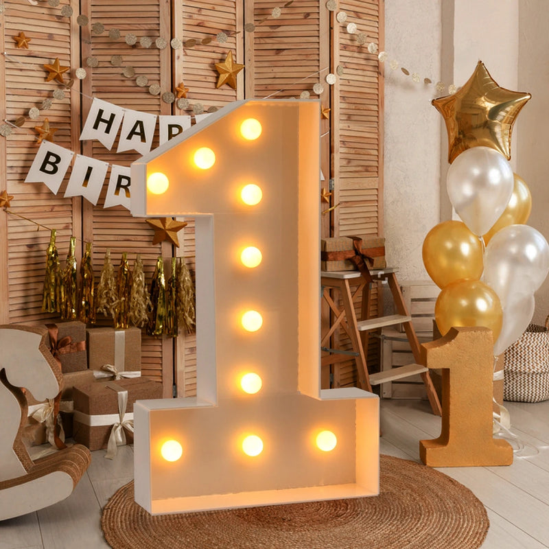 Giant Number Balloon Filling Box Birthday Balloon Frame Birthday Party Decorations Kids Wedding Anniversary Decor Baby Shower