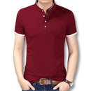 iSurvivor 2022 Men Summer Short Sleeved Smart Casual T Shirts Tees Tops Camiseta Masculina Male Fashion Slim Fitted T Shirts Men