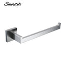 Brushed Nickel Towel Rack Bathroom Hardware Set Towel Holder Hanger Stainless Steel Towel Rails Nails Wall Mounted Rustproofed