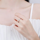 Smyoue 0.3CT Princess Cut Moissanite Engagement Ring for Women Men Colorless Diamond Weddig Bands Sterling Silver Bridal Gift