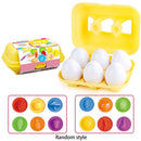 Montessori Eggs 3D Puzzle Learning Education Math Toys Kids Shape Match Smart Game for Children Educational Easter Gifts for Kid