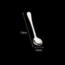 304 Stainless Steel Flavoring Spoon Salt Spoon Coffee Stirring Spoon Cute Dessert Spoon Mini Ice Cream Spoon