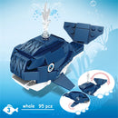 Knew Built Lantern fish So On Marine Animal Series Building Blocks Toys - Perfect for Kids,Gift Educational Ocean World Toy Set