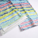 Men Y2K Wide Leg Jeans Colored Stripe Printed Pants Loose Cotton Denim Trousers