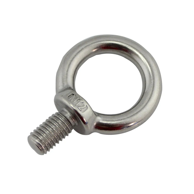 JIS1168 Lifting Eye Bolt Screw 304 Stainless Steel Sliver Heavy Duty M6 M8 M10 M12 For Wire Rope Lifting