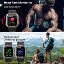 Smart Watch Men Shockproof Military Sports Watches Waterproof 1.71 Inch Blood Pressure High Quality Smartwatch Gift Reloj Hombre