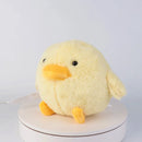 28cmLittle yellow duck with knife Plush Pillow Animals Simulated Ducks Plushie Toy Cute Home Decor Pillow Kids Easter Gift