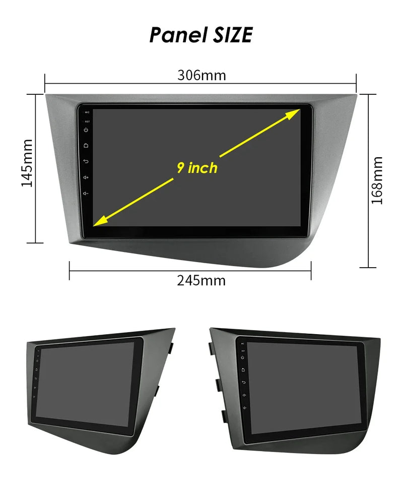 8G 128G Android 12 Mulitmedia player For Seat Leon Mk2 2005-2012 Car radio Stereo Carplay GPS navi Audio 7862 Octa Core headUnit