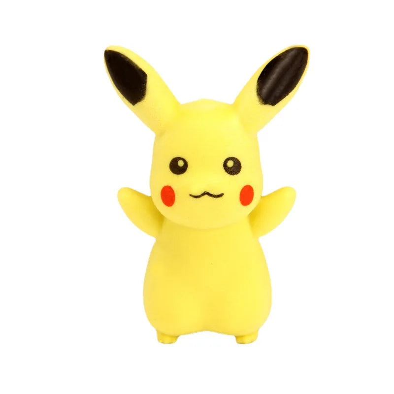 1/5/10Pcs/Set Kawaii Anime Pokemon Pikachu Eraser Cartoon Cute Pencil Rubber Creative Stationery School Office Supplies