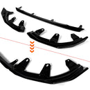 For BMW G42 230i M240i M Sport 2022-2024 Front Bumper Splitter Lip Gloss Black